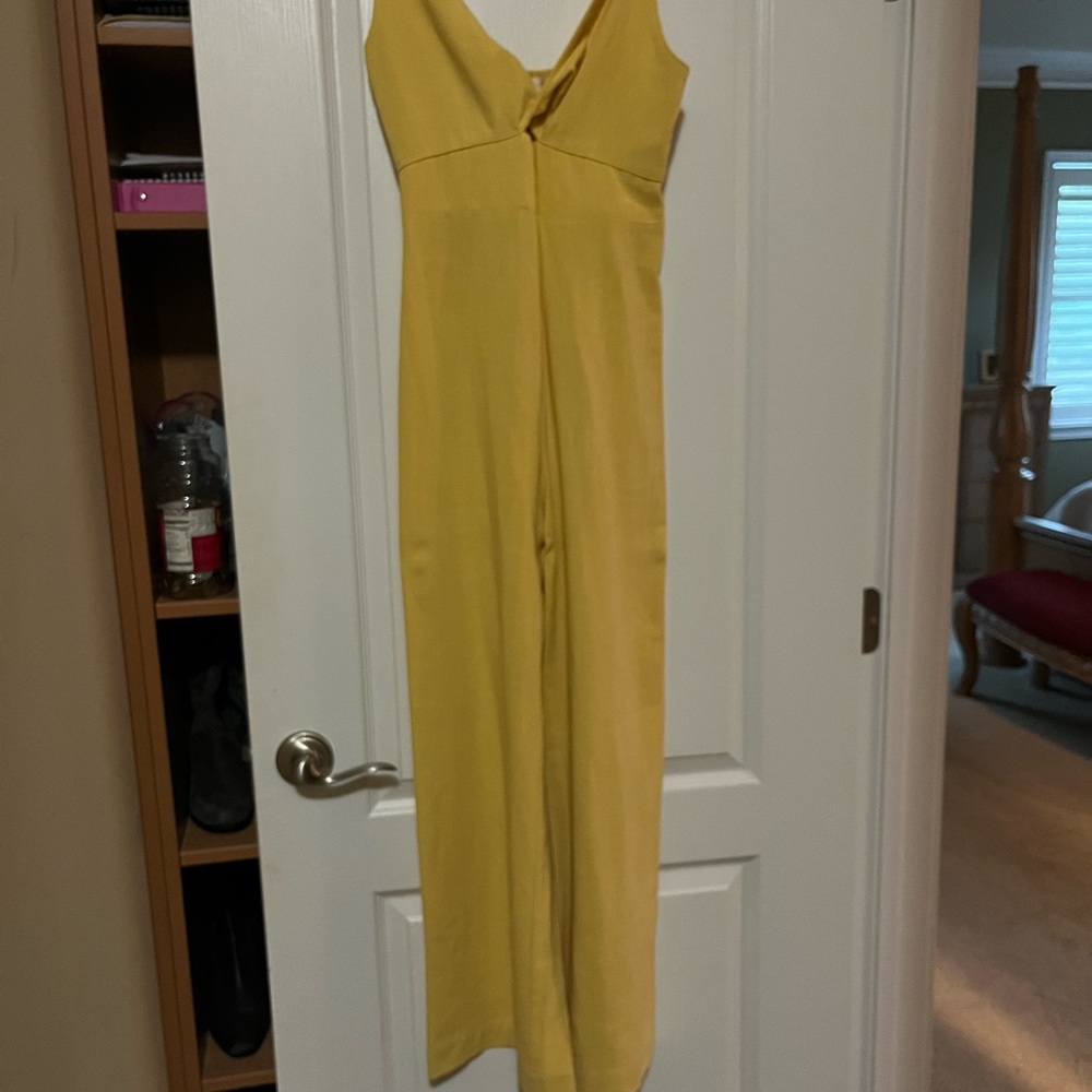 Yellow woman’s jumpsuit